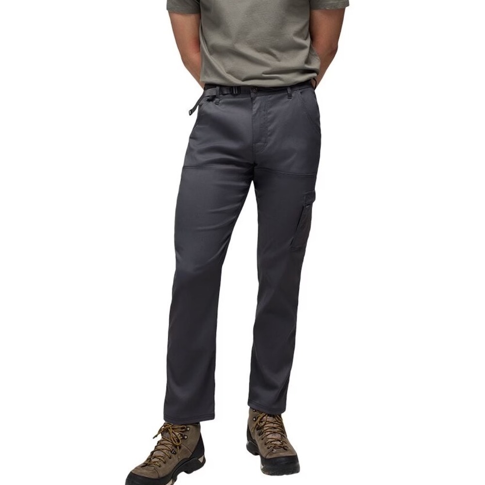 PrAna Stretch Zion Standard Pant Shadow Grey Size 30x32 New With Tags